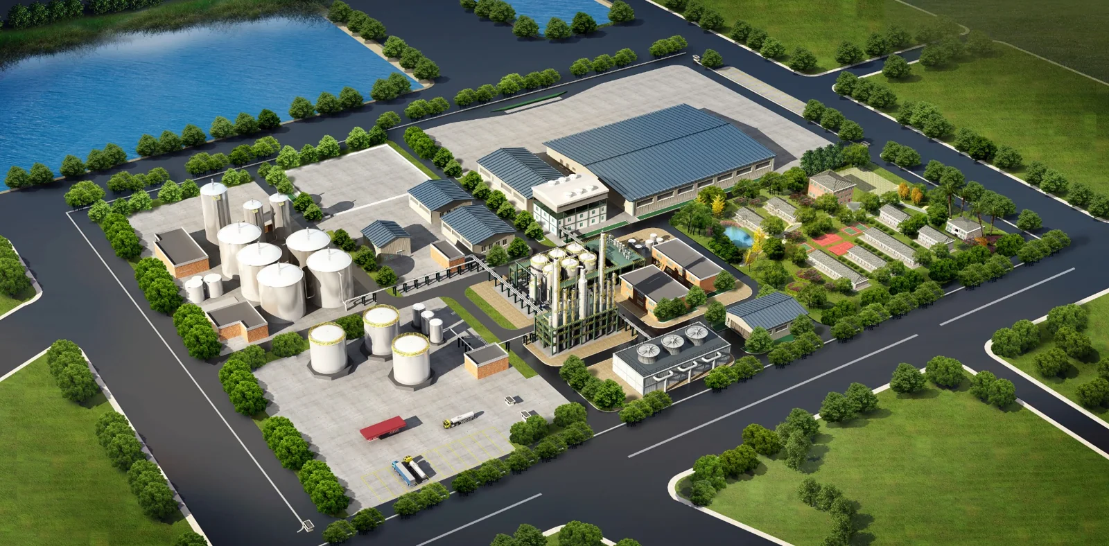 CNE plant-layout